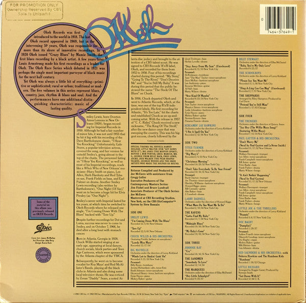 Various : Okeh Rhythm & Blues (2xLP, Album, Comp)