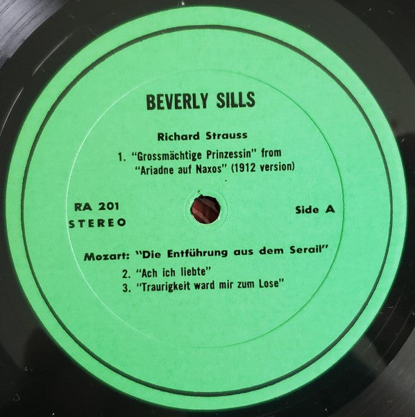 Beverly Sills : Strauss/Mozart/Rossini (LP)