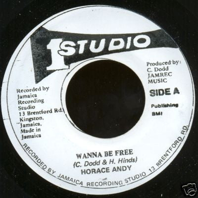Horace Andy : Wanna Be Free (7", RP)