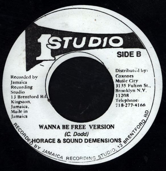 Horace Andy : Wanna Be Free (7", RP)