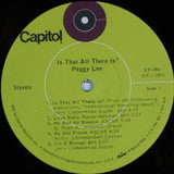 Peggy Lee : Is That All There Is? (LP, Album, Scr)