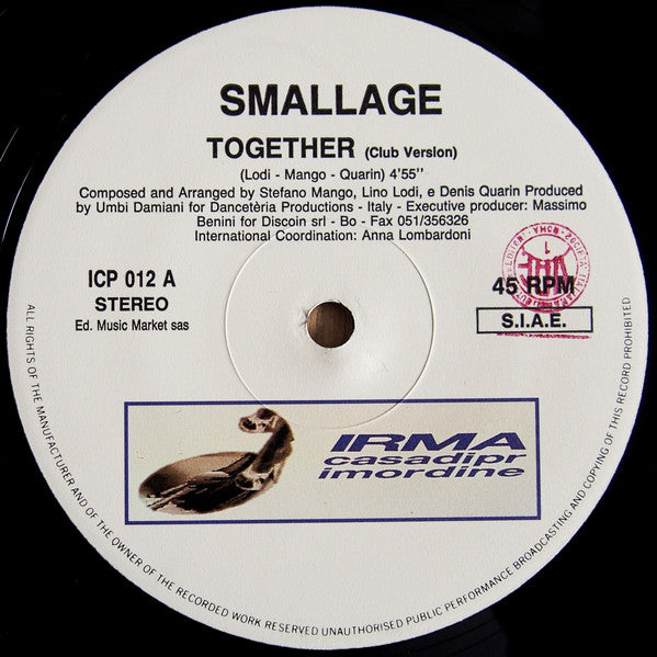 Smallage : Together (12")