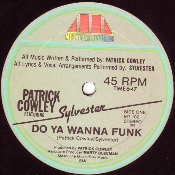 Patrick Cowley Featuring Sylvester : Do Ya Wanna Funk (12")