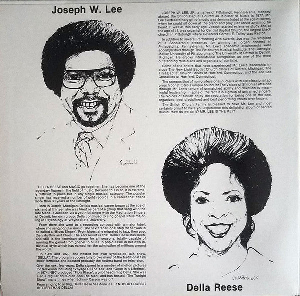 Voices Of Shiloh (2) Featuring Della Reese : Live In Concert (2xLP, Album)