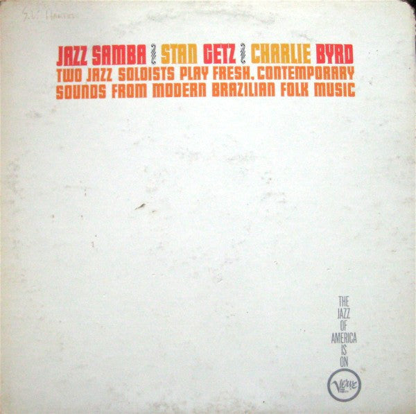 Stan Getz / Charlie Byrd : Jazz Samba (LP, Album, Gat)