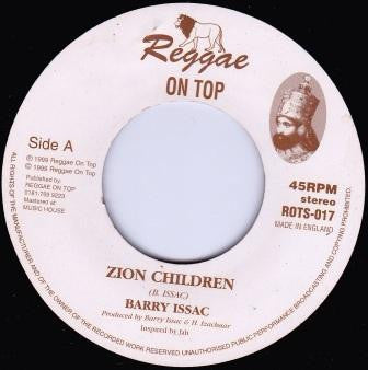 Barry Issac : Zion Children (7")