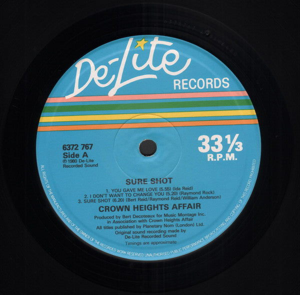 Crown Heights Affair : Sure Shot (LP, Album)