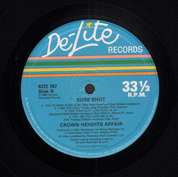Crown Heights Affair : Sure Shot (LP, Album)