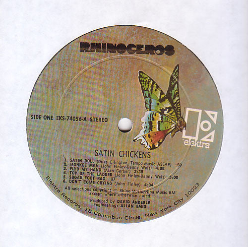 Rhinoceros (2) : Satin Chickens (LP, Album)