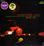 Music Inc : Live At Slugs' Volume 1 (LP, Album, Ltd, RE, RM, 180)