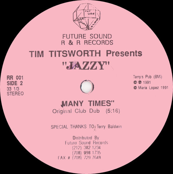 Tim Titsworth Presents Jazzy (42) : Many Times (12")