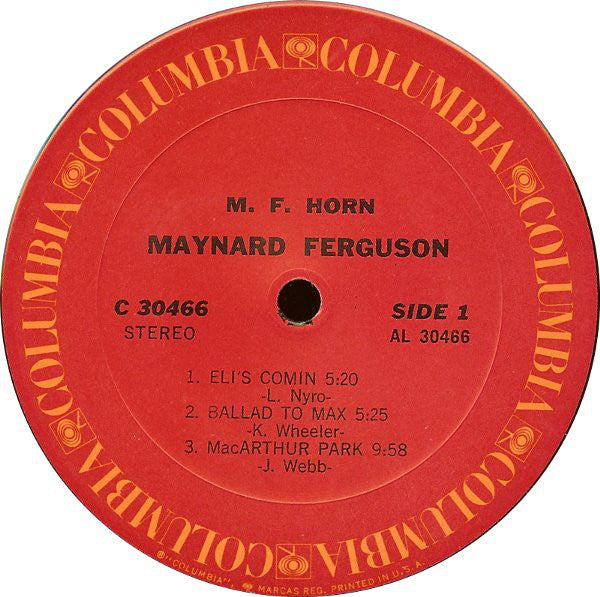 Maynard Ferguson : M.F. Horn (LP, Album, Pit)