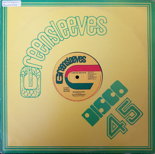 Keith Hudson : Bloody Eyes (12", Single, Ltd)