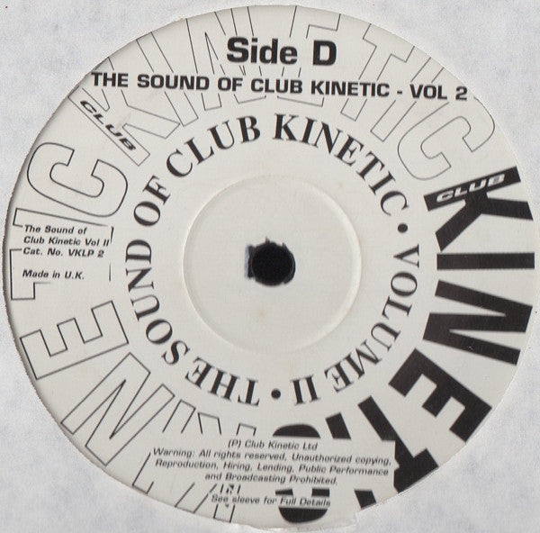 Various : The Sound Of Club Kinetic - Volume II (2xLP, Comp)