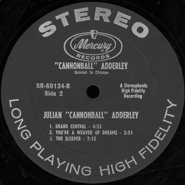 The Cannonball Adderley Quintet : In Chicago (LP, Album)