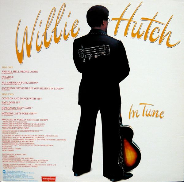 Willie Hutch : In Tune (LP, Album, Win)