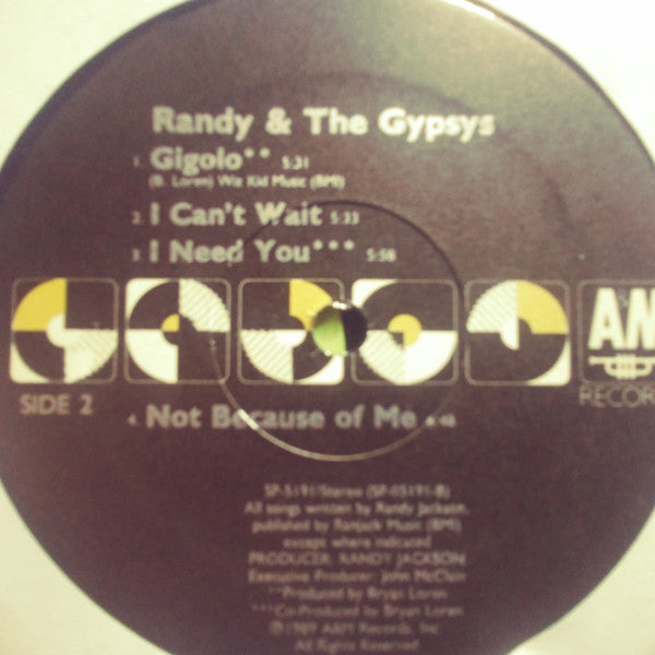 Randy & The Gypsys : Randy & The Gypsys (LP, Album)