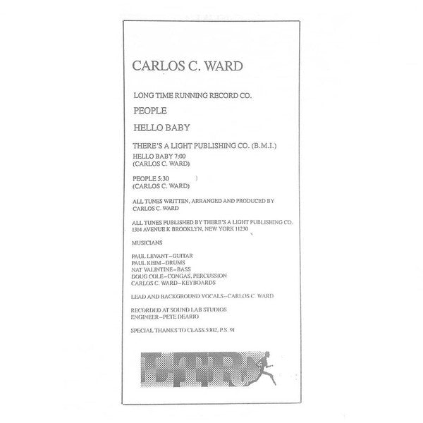 Carlos C. Ward : People / Hello Baby (12")