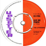 The Stingers : Give Me Power (7", Single,  4-)