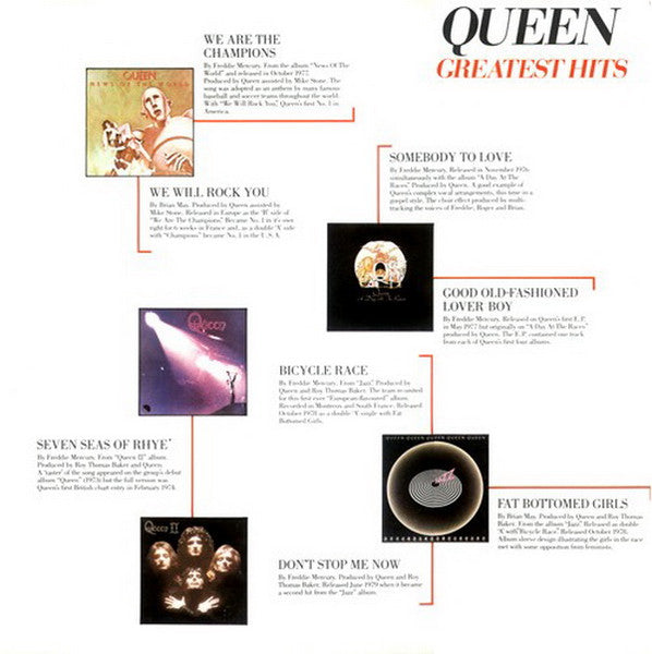 Queen : Greatest Hits (LP, Comp)