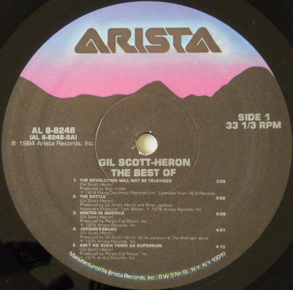 Gil Scott-Heron : The Best Of (LP, Comp, EMW)