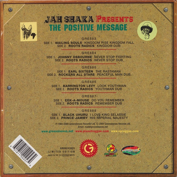Jah Shaka : The Positive Message (6x7", Comp, Ltd, RM + Box)