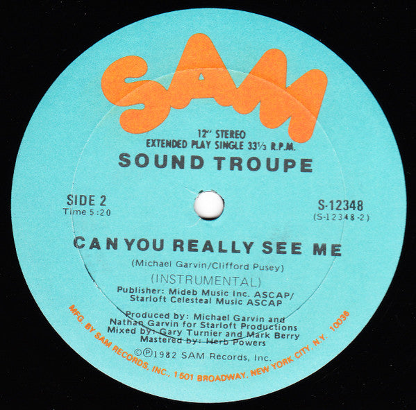 Sound Troupe : Can You Really See Me (12", Single)