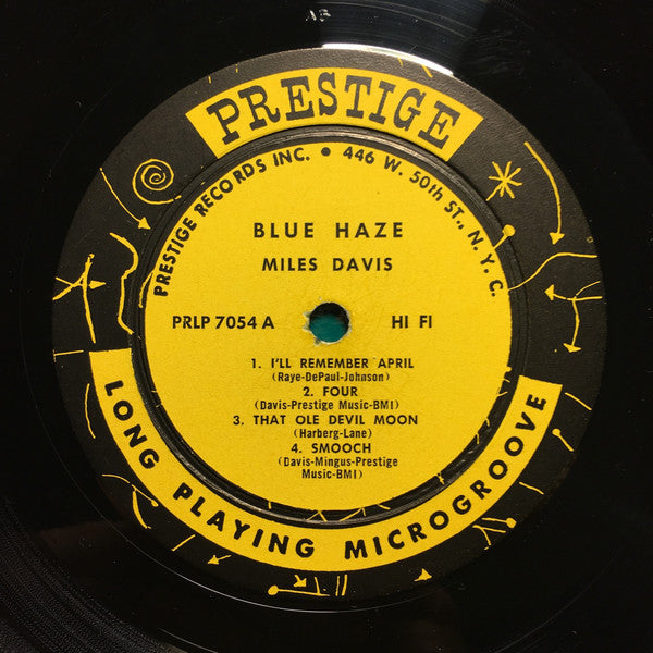 Miles Davis : Blue Haze (LP, Comp, Mono, RE, Abb)