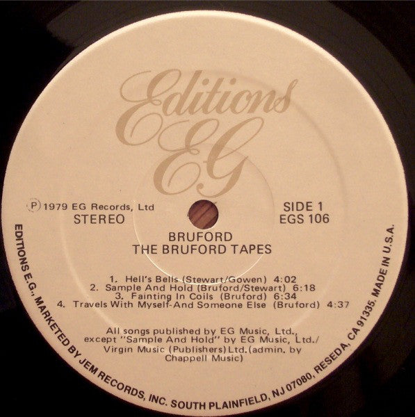 Bruford : The Bruford Tapes (LP, Album)