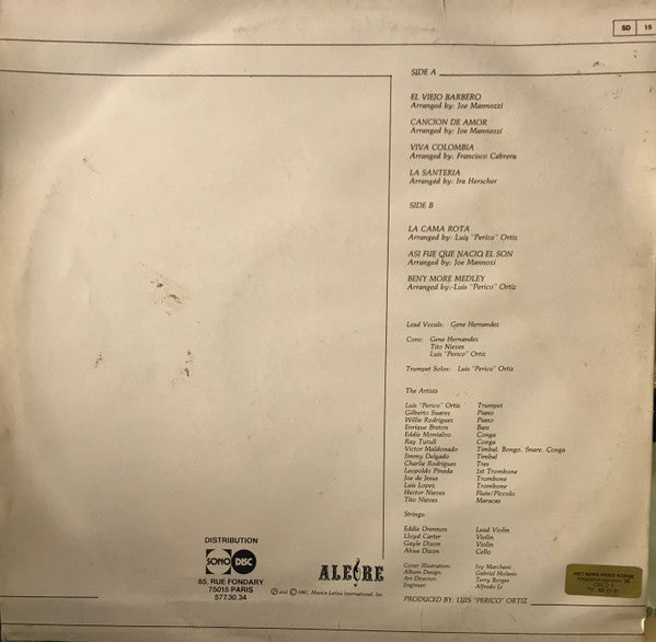 Gene Hernandez* : El Sabor De Gene (LP, Album)
