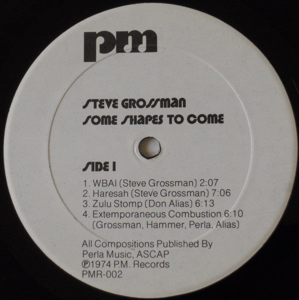 Steve Grossman : Some Shapes To Come (LP, Album)