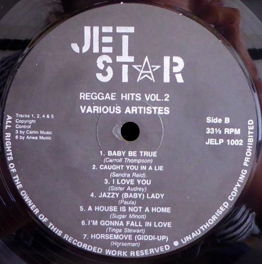 Various : Reggae Hits Vol 2 (LP, Comp)