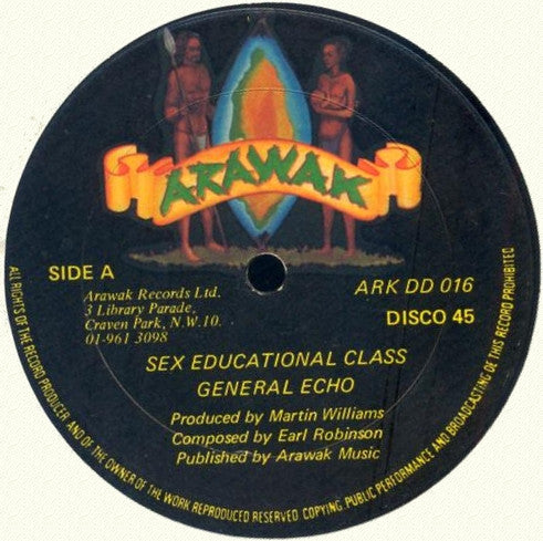 General Echo / Rupert Reid : Sex Educational Class / Africa Shall Be Free (12")