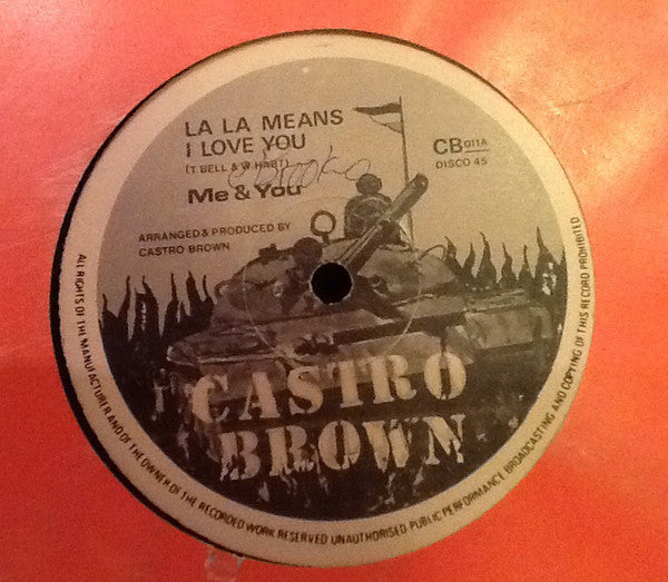 Me & You* : You Were All I Had / La La Means I Love You (12")