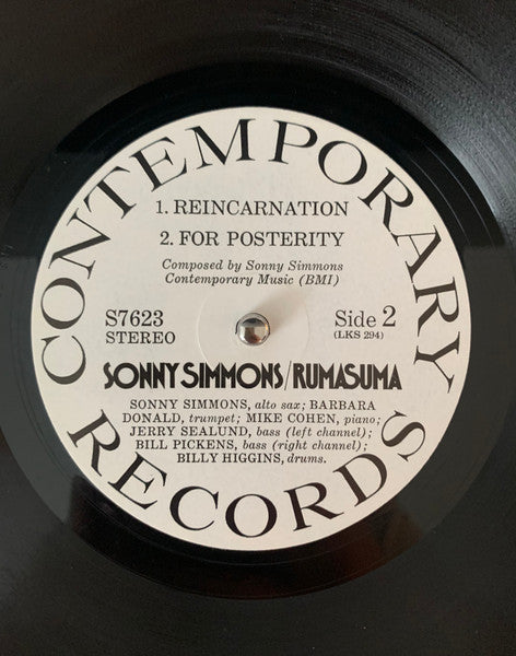 Sonny Simmons : Rumasuma (LP, Album, Whi)