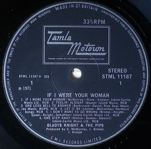 Gladys Knight And The Pips : If I Were Your Woman (LP, Album)