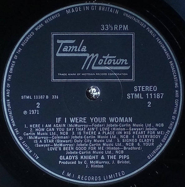 Gladys Knight And The Pips : If I Were Your Woman (LP, Album)