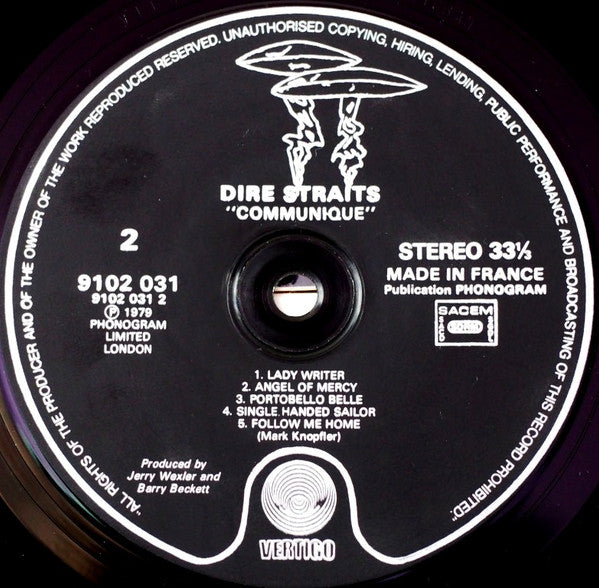 Dire Straits : Communiqué (LP, Album, Emb)