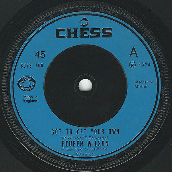 Reuben Wilson : Got To Get Your Own (7", Single)