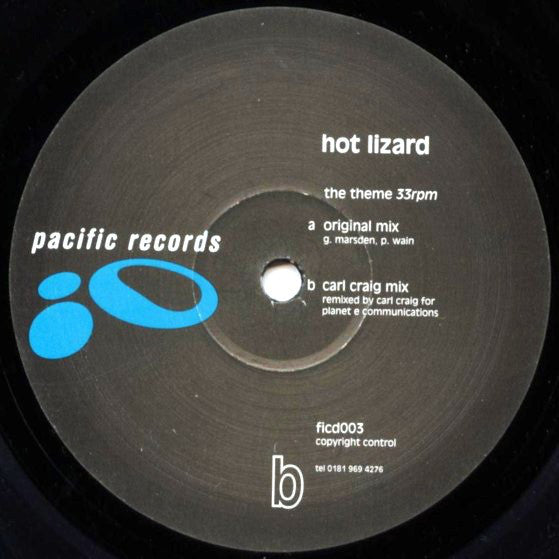 Hot Lizard : The Theme (2x12")