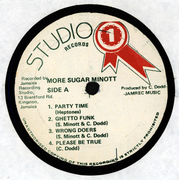 Sugar Minott : More Sugar Minott (LP, Album)