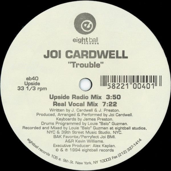 Joi Cardwell : Trouble (12")