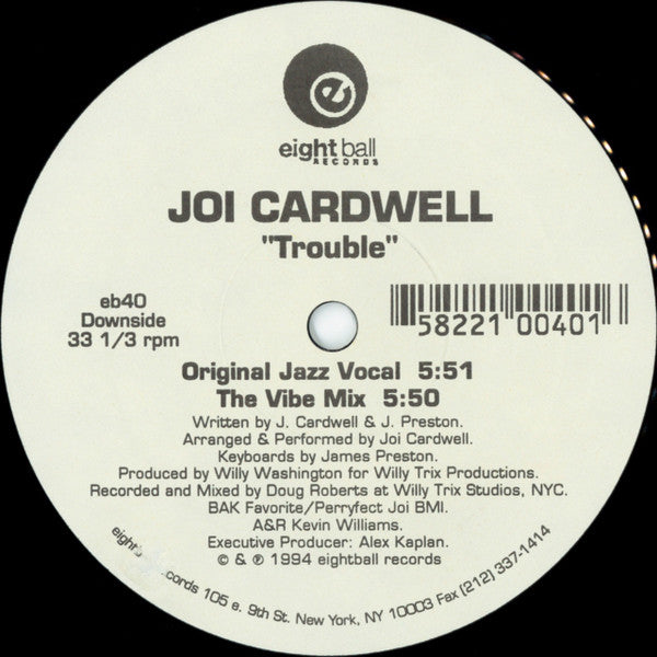 Joi Cardwell : Trouble (12")