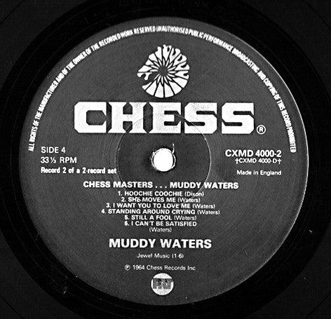 Muddy Waters : Chess Masters...Muddy Waters (2xLP, Comp)