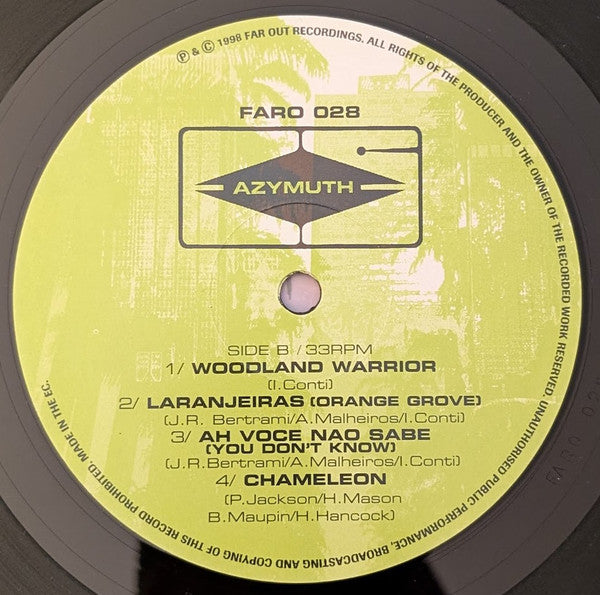 Azymuth : Woodland Warrior (LP, Album)