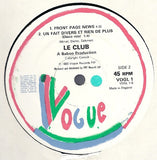 Le Club : Un Fait Divers Et Rien De Plus (12")