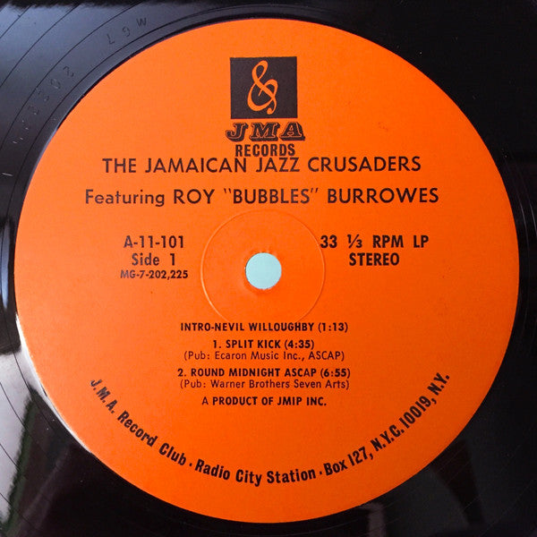 The Jamaican Jazz Crusaders : A Live Interview And Set With The Jamaican Jazz Crusaders (LP)