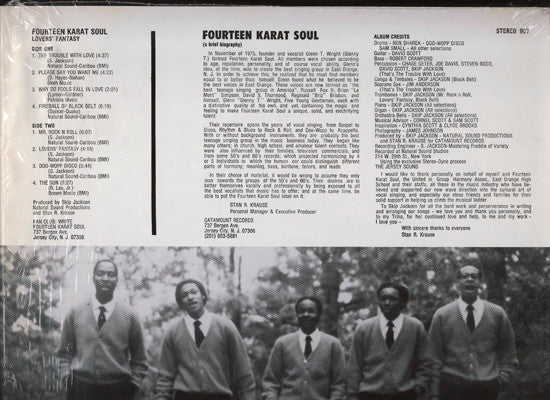 Fourteen Karat Soul : Lovers' Fantasy (LP, Album)