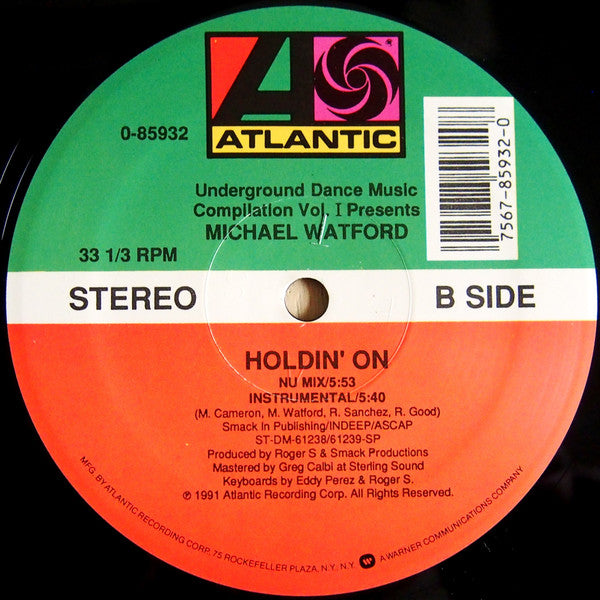 Michael Watford : Holdin' On (12")