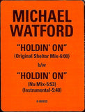 Michael Watford : Holdin' On (12")